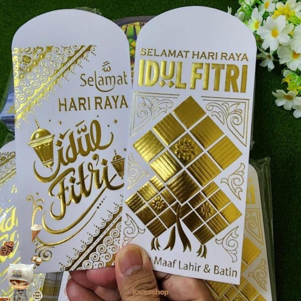 

100Pcs Dan 50Pcs Amplop Idul Fitri Karakter Ukuran Besar L 8X15Cm Amplop Ampau Lebaran Grosir 1 Pak Isi 100 Dan 50 Lembar Cod