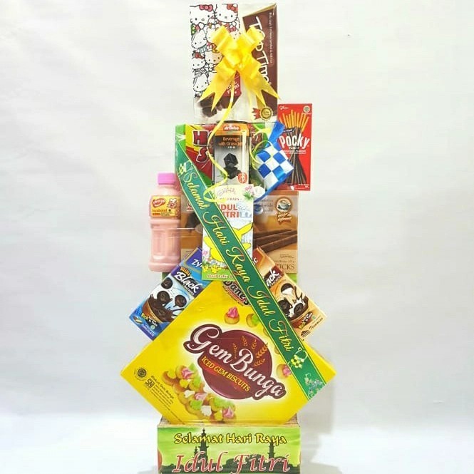 

New! PARCEL LEBARAN 2021 SNACKS MINUMAN PREMIUM IDUL FITRI RAMADHAN KARTU Lebaran