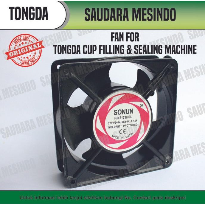 

Fan For Tongda Cup Filling & Sealing Machine