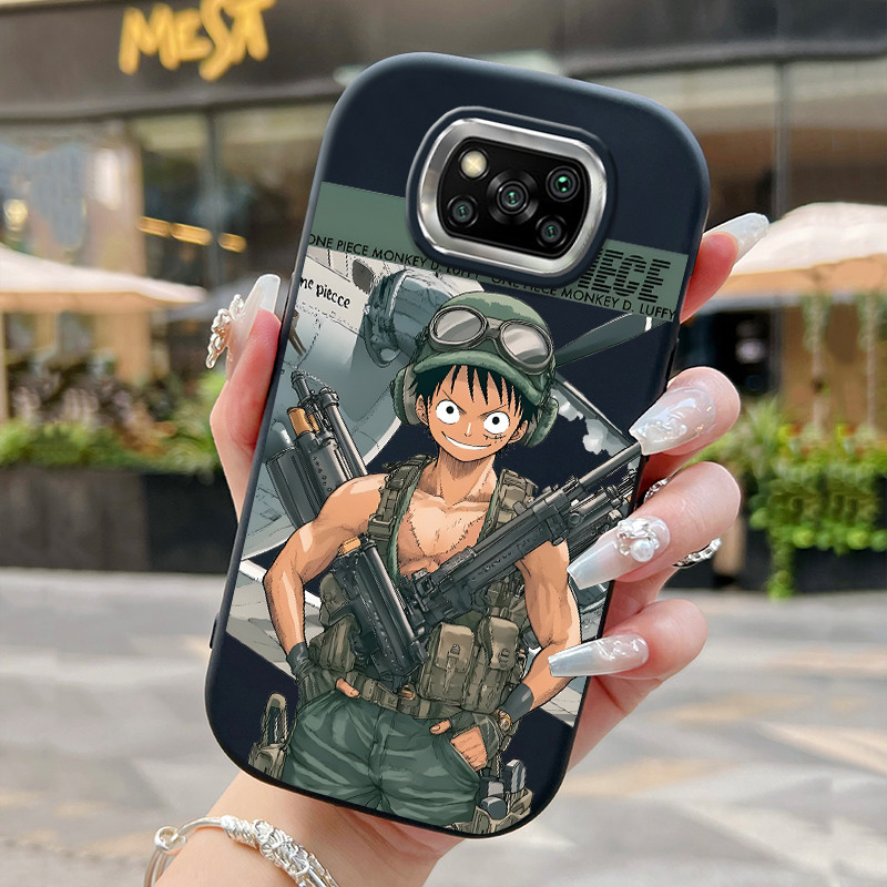 Casing Hp Untuk Xiaomi POCO X3 POCO X3 Pro POCO X3 GT POCO X3 NFC Case Anime Luffy kasing Elastis so