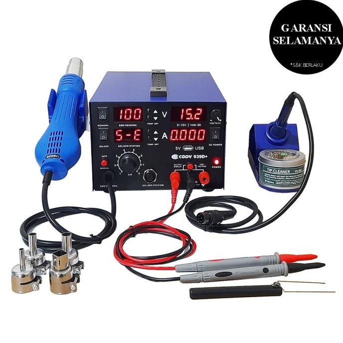 Solder Uap Blower Hp Cody 939D+ Original Dan Terpercaya