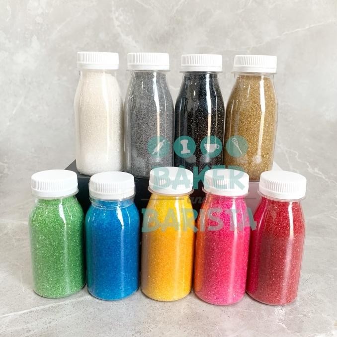 

.........] DP Color Sanding Sugar Repack 80gr sugar crystal gula dekor warna