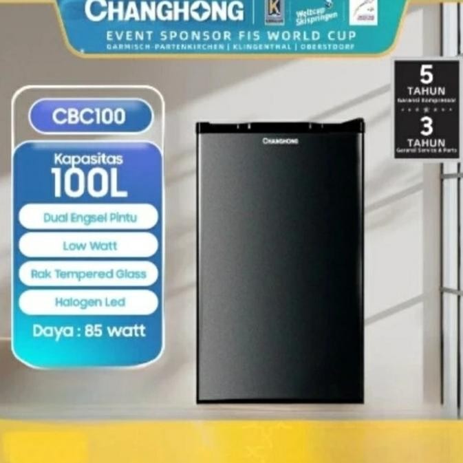 CHANGHONG CBC 100 Kulkas 1Pintu / Kulkas Portable Changhong CBC 100 Original