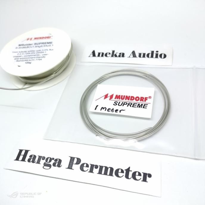 Timah Tenol Solder Audio Mundorf Msolder Supreme Sg Dijual Permeter Original Dan Terpercaya