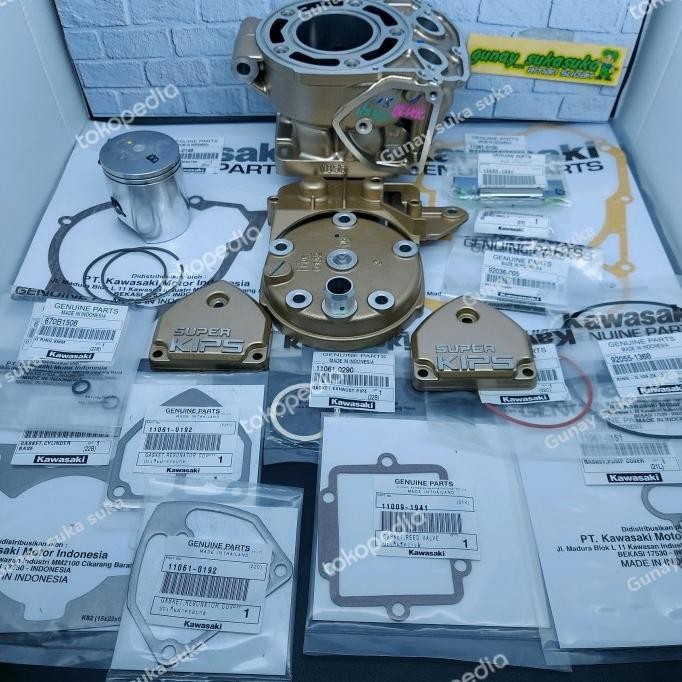 Blok Head PDK Gold BW Set Ninja R SS RR Original Kawasaki Thailand