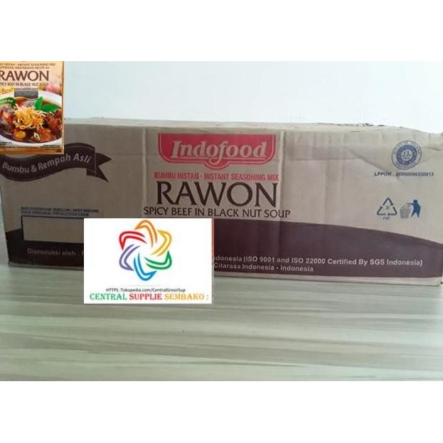 

Ready Siap Kirim!! Indofood Bumbu Rawon [45gram /6 box x24 pcs /1 karton ] LSA