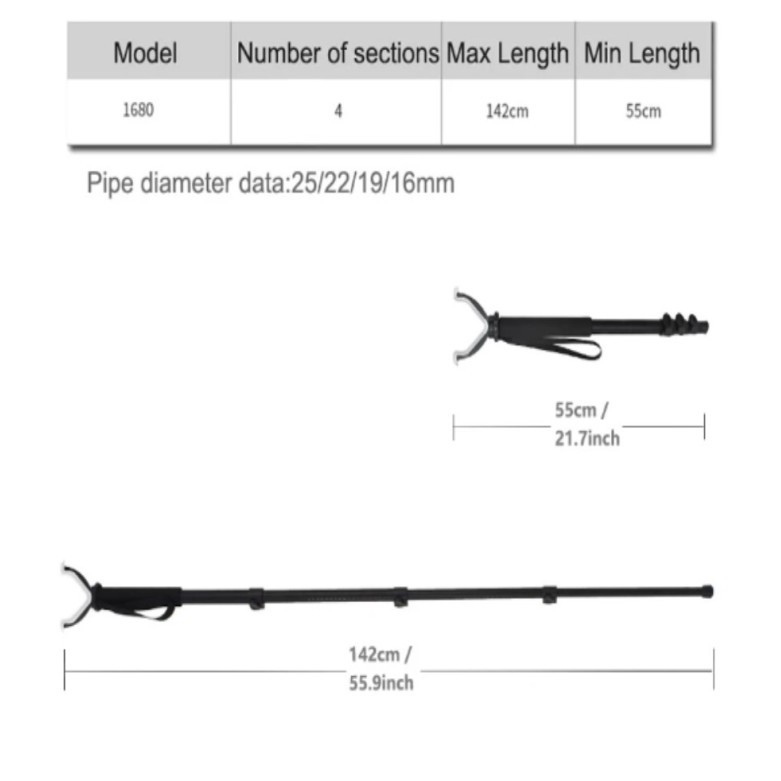 Monopod Hunting Shooting Rest Berburu Not Bipod Tripod W/ V-Yoke Pcp