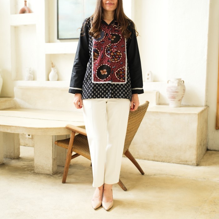 Blouse Batik Tulis BT 1 Atasan Blus Kerja Wanita Modern