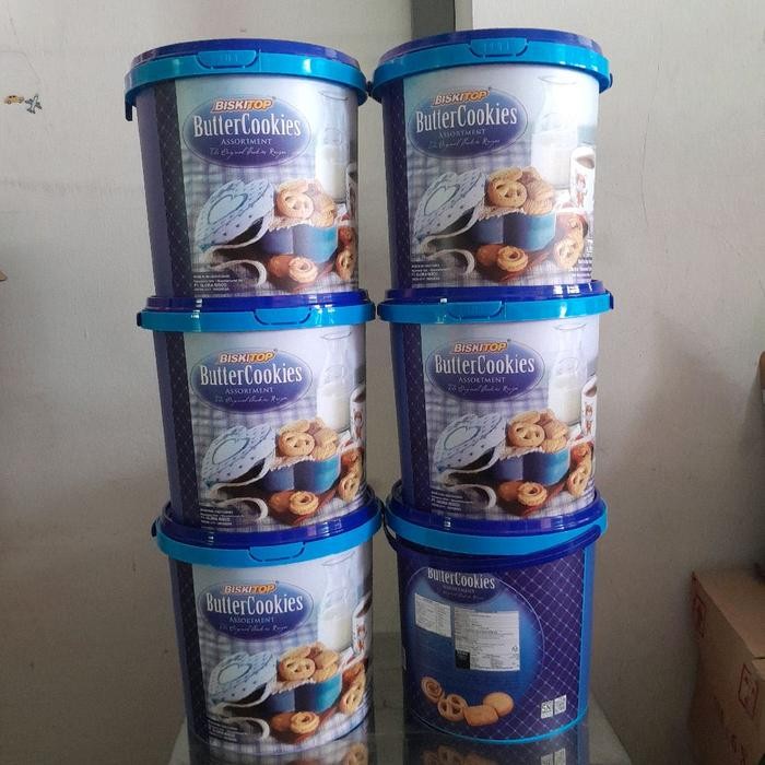 

biskitop butter cookies 370gram dapat 6 topled exp 2026