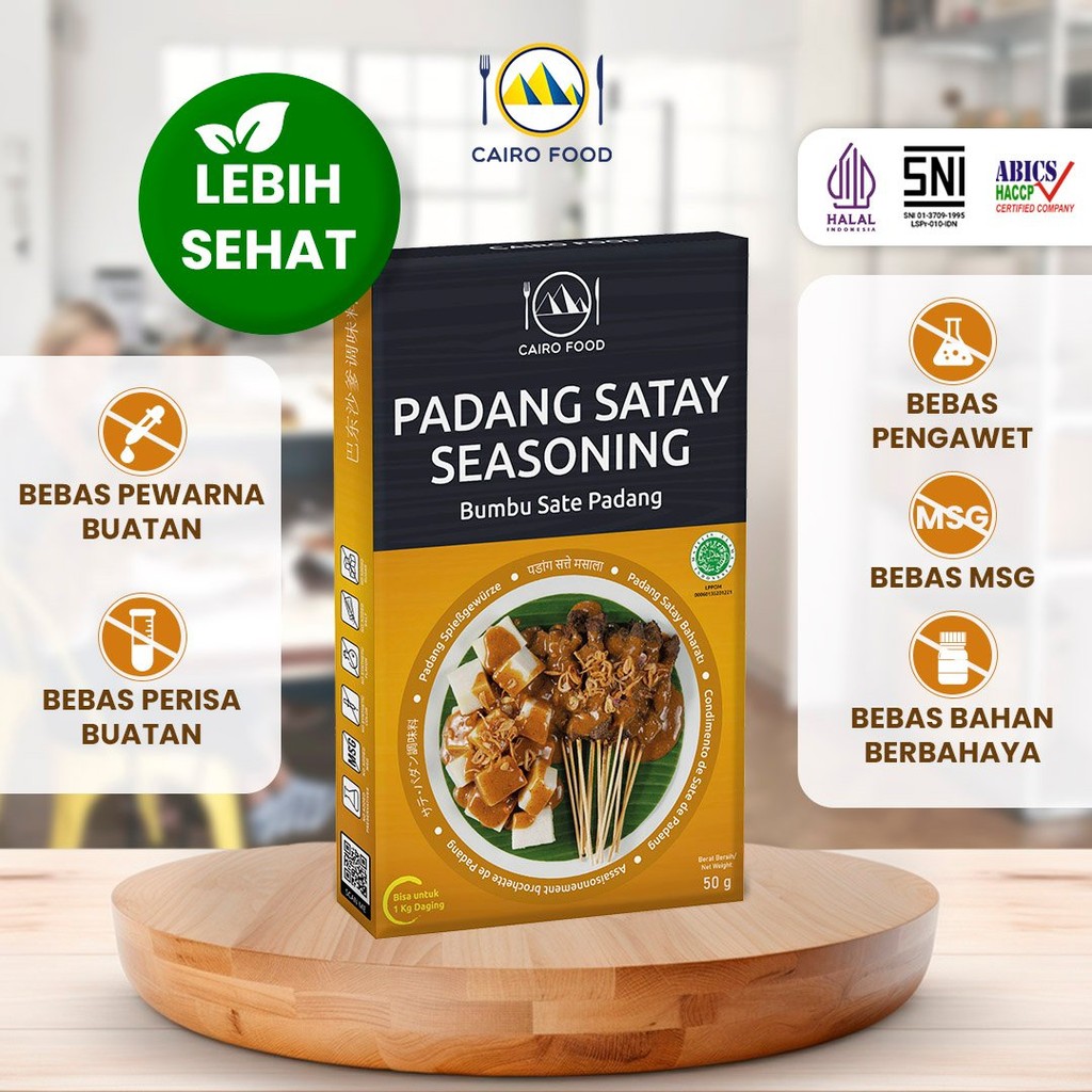 

Bumbu Sate Padang Spice Mix Sehat - Cairo Food