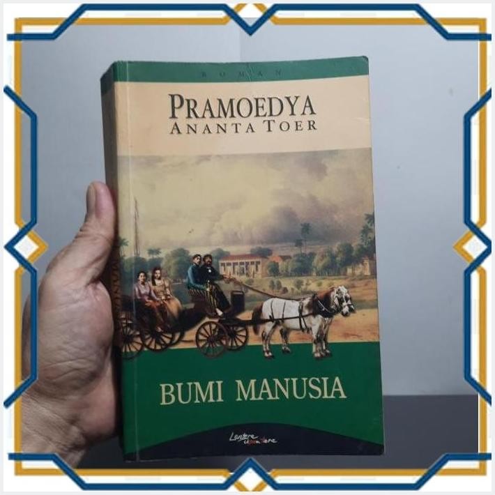 [JOE] PRAMOEDYA ANANTA TOER - BUMI MANUSIA - BUKU NOVEL JADUL - LAWAS RARE FIND ORIGINAL