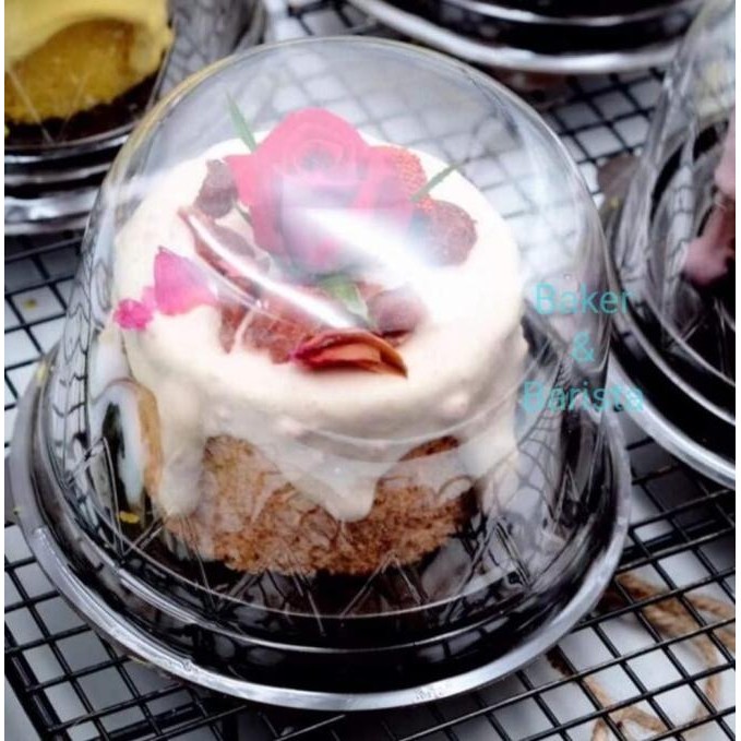 +%+%+%] Dessert cup Korea Mika Mini Cake Round W057 (10pcs) kotak tiramisu Pudding Mini Cake tempat 