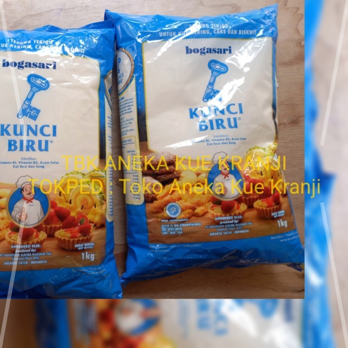 

Kunci Biru 1 dus/1kgx12 pc/Terigu Boga Sari/via Grab atau Gojek only