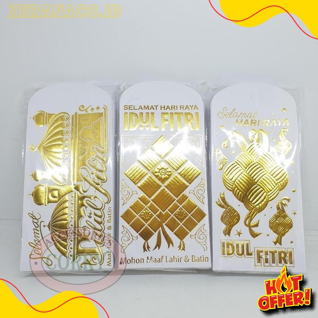 

Angpao Idul Fitri Lebaran Isi 50 Mewah 17 Cm Bulk Murah Amplop Uang Putih Embos Emas Mengkilap Diskon Setengah Harga
