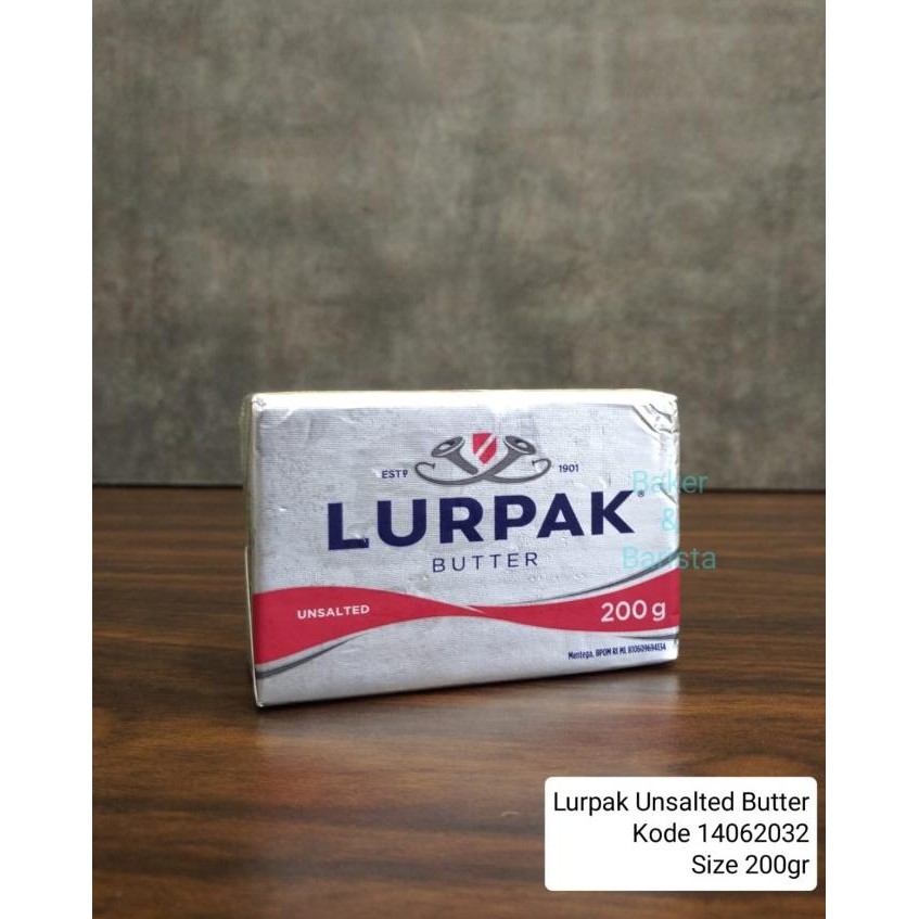 

.........] Lurpak Unsalted Butter 200gr / Lurpak Unsalted Lactic Butter 82% 200 gram