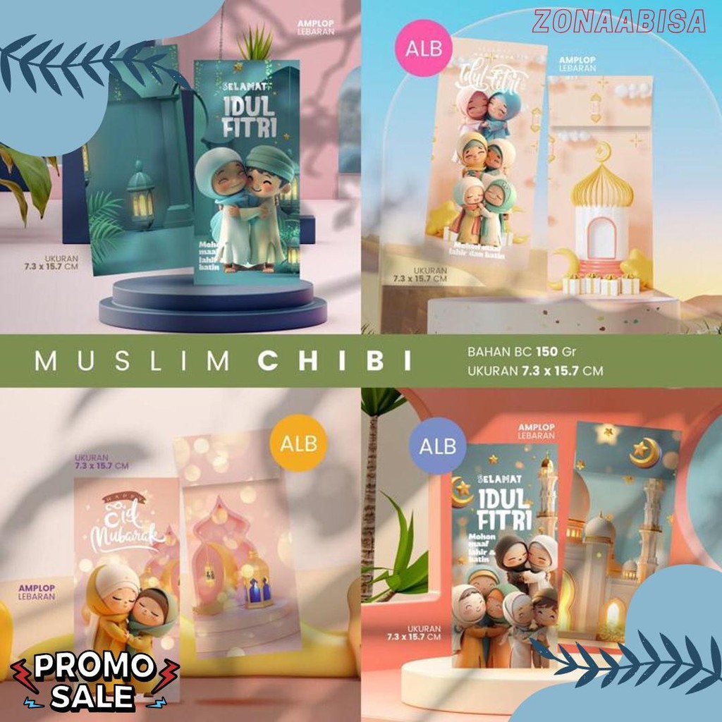 

Amplop Lebaran Premium (Isi 100Pcs) | Bahan 150 Gsm | Isi 4 Desain (Sesuai Tema) Diskon