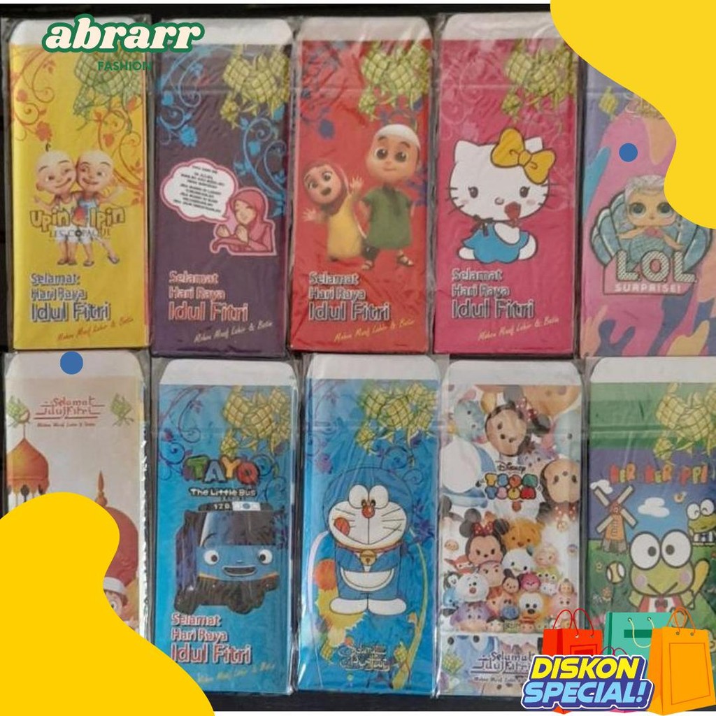 

Promo 20 Pack Isi 200 Amplop Lebaran Jumbo /Packet ..7X18 Flash Sale! Diskon Hingga 70%
