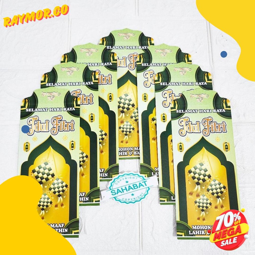 

[ 100 Pcs ] Amplop/Angpau Lebaran Idul Fitri Motif Masjid/Uang Dan Atm Ukuran Panjang Isi 100 Pcs Terlaris! Produk Ini Banyak Dicari