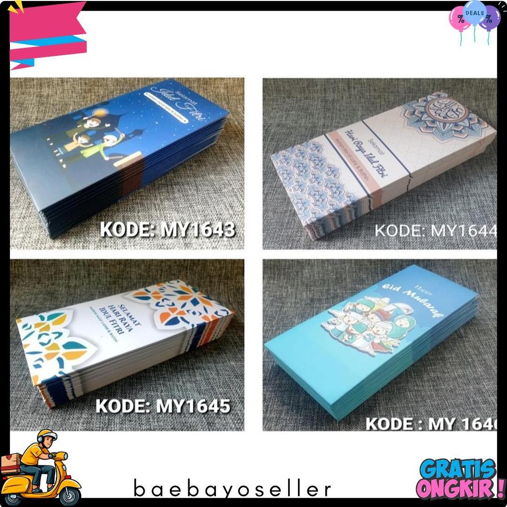 

Amplop Lebaran Exlcusive - Angpau Uang Kode My1645 Terlengkap Dan Termurah