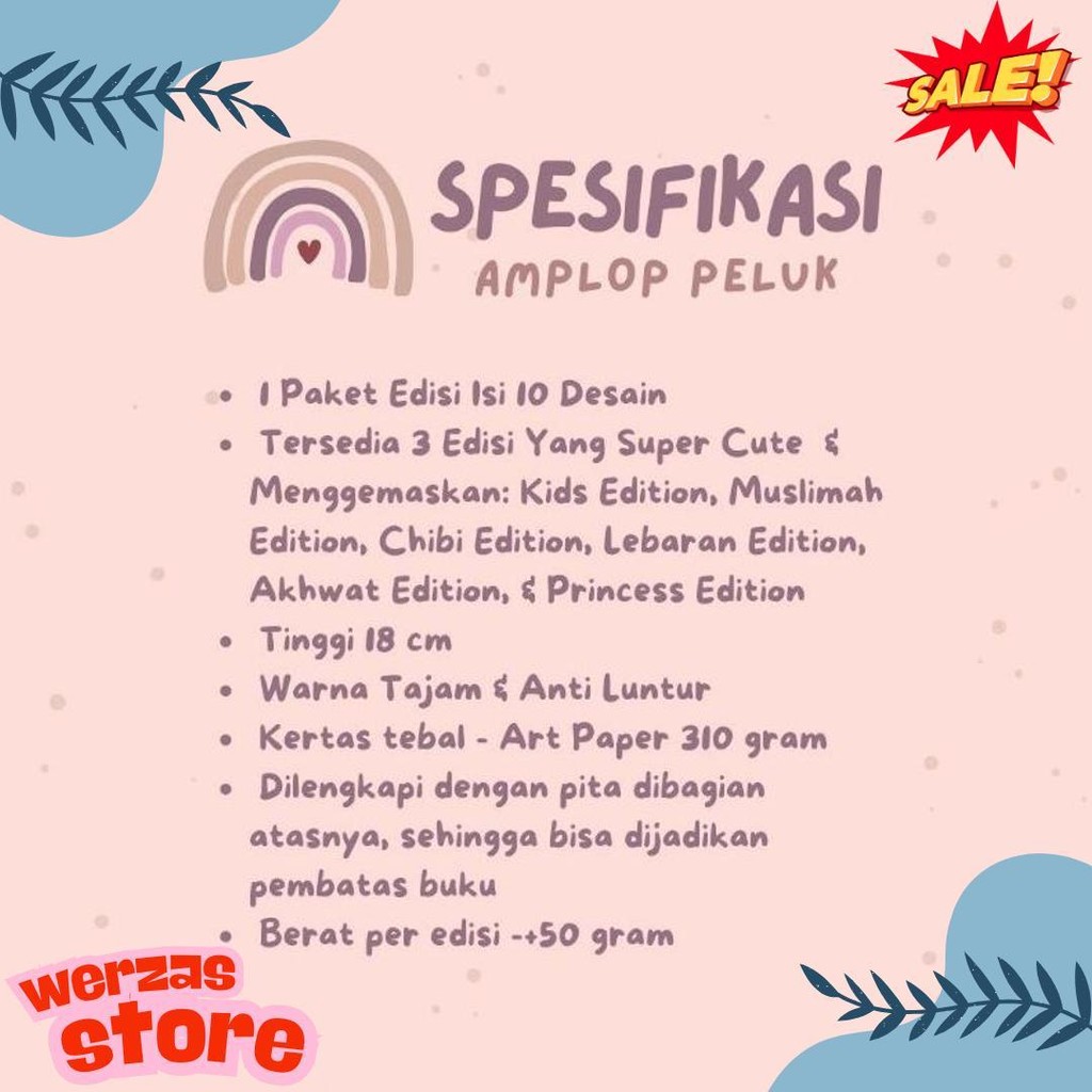 

Amplop Lebaran Peluk Premium Bisa Jadi Pembatas Buku - Isi 10 Diskon