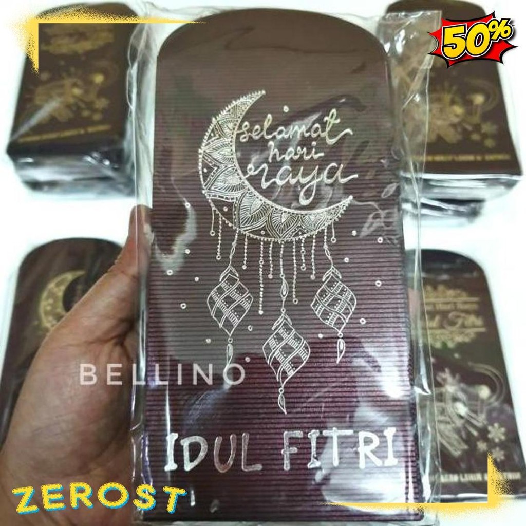 

Bellino - Grosir 1Pak Isi 50 Lembar Amplop Poli Lebaran Ukuran Sedang L Exclusive Mewah Premium Angpau Lebaran Thr Diskon