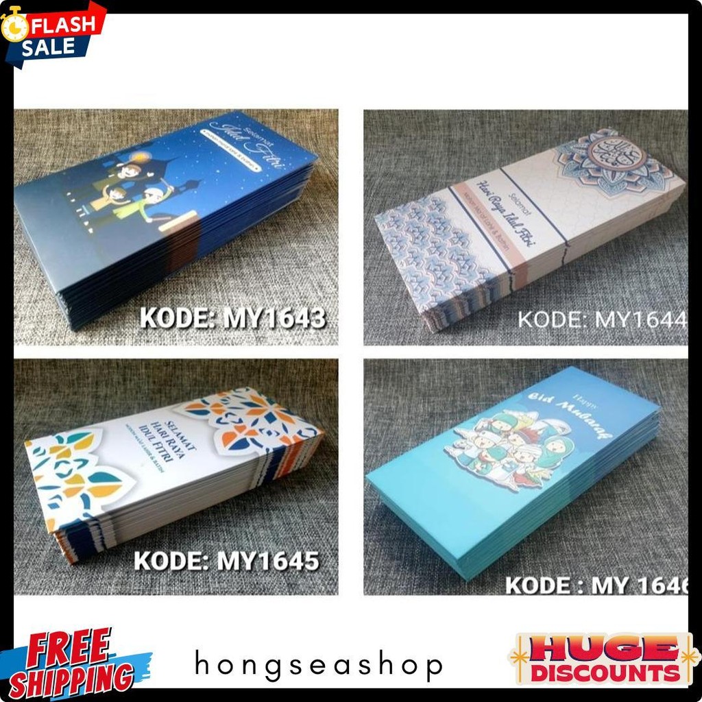 

Amplop Lebaran Exclusive - Angpau Uang Kode My1639 Diskon Setengah Harga