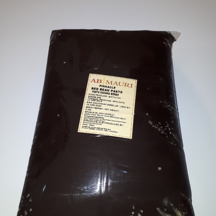 

AB Mauri Red Bean Paste Filling 5 kg / Filling Topping Roti Kacang Merah 5 kg