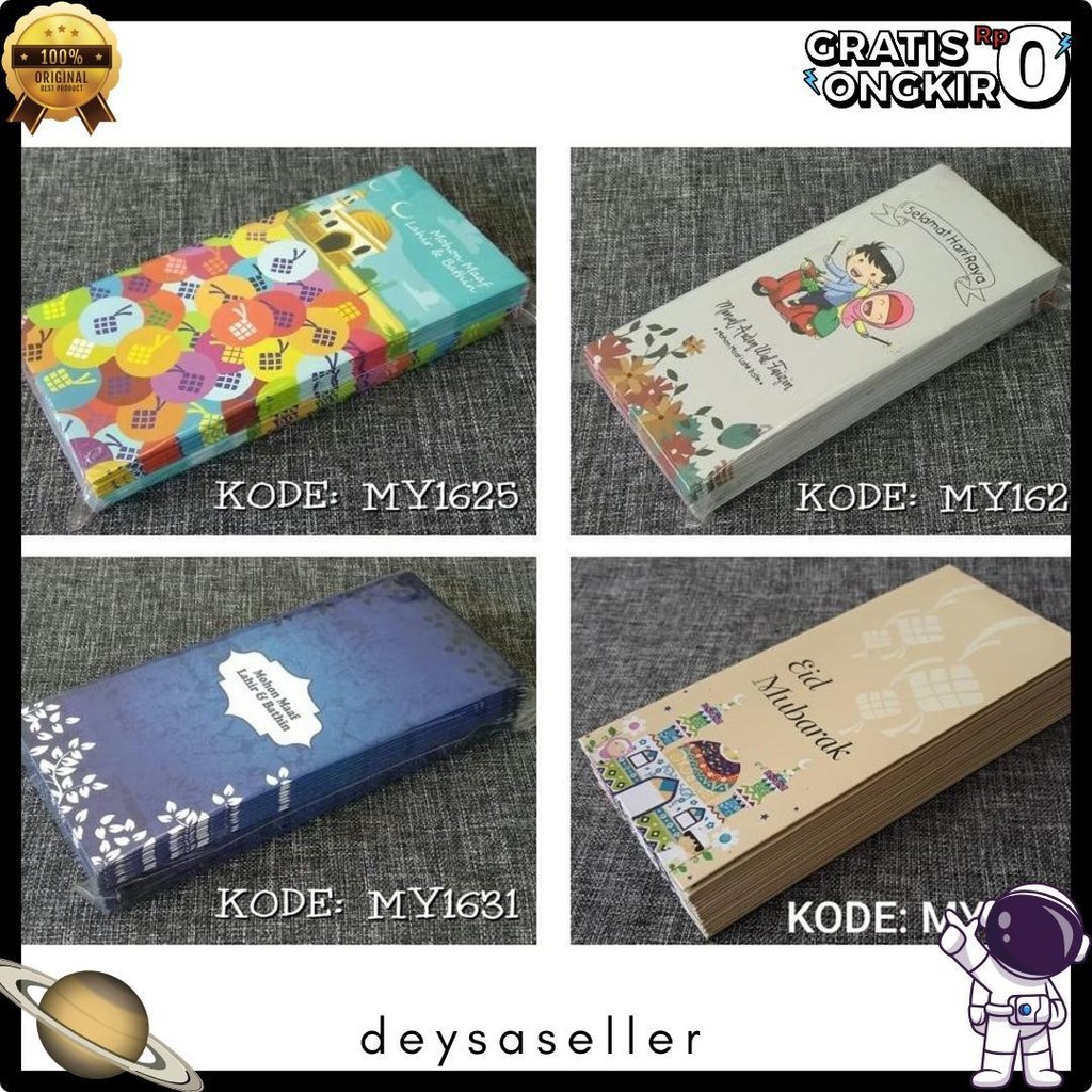 

Amplop Lebaran Exclusive - Angpau Uang Kode My1638 Diskon