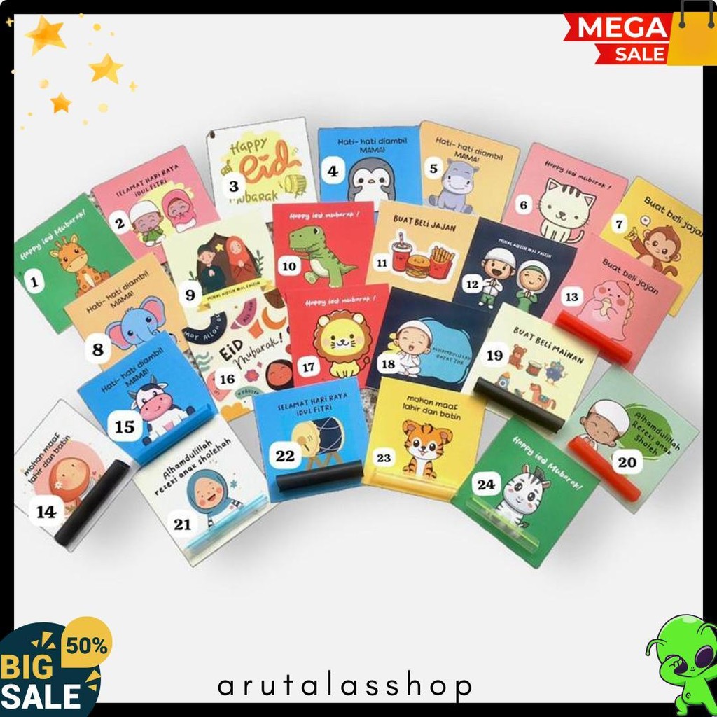 

(100Pcs) Amplop Lebaran Unik Lucu Grosir Uang Diluar Terlaris! Produk Ini Banyak Dicari