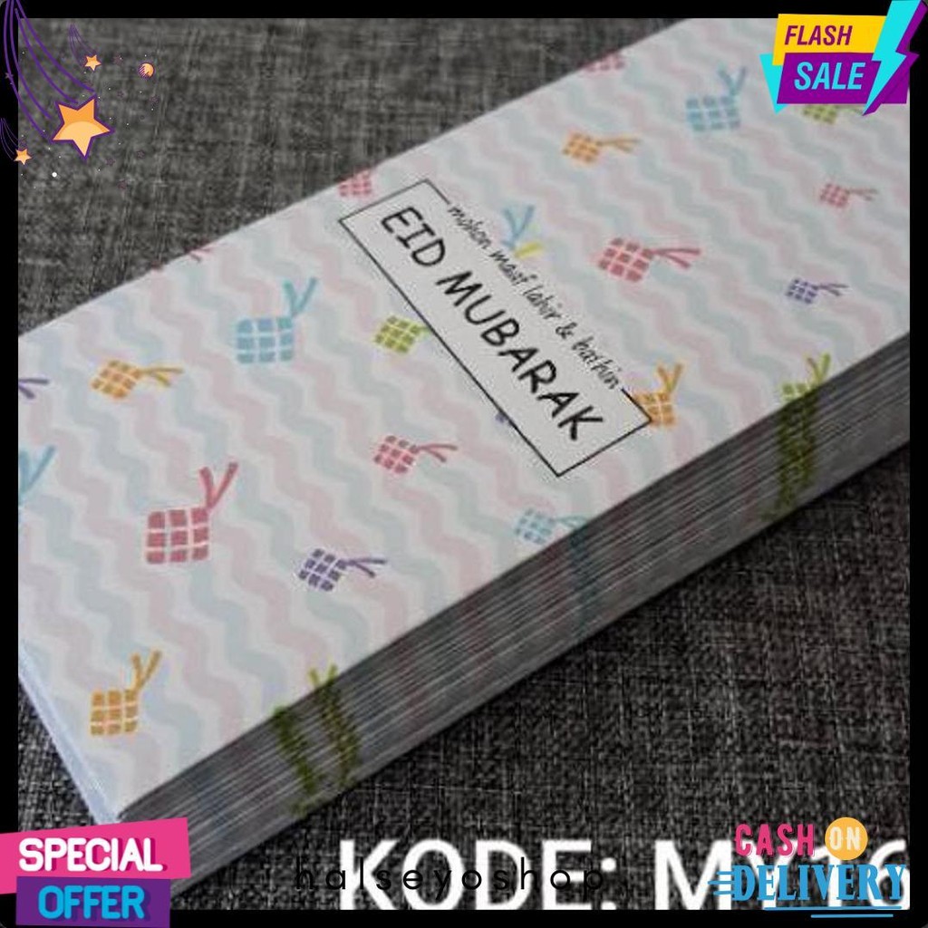 

Amplop Lebaran Exclusive - Angpau Uang Kode My1638 Diskon Setengah Harga