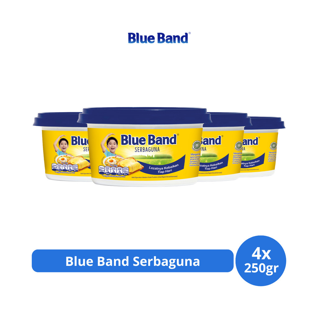 

Blue Band Serbaguna 250gr x 4 pcs
