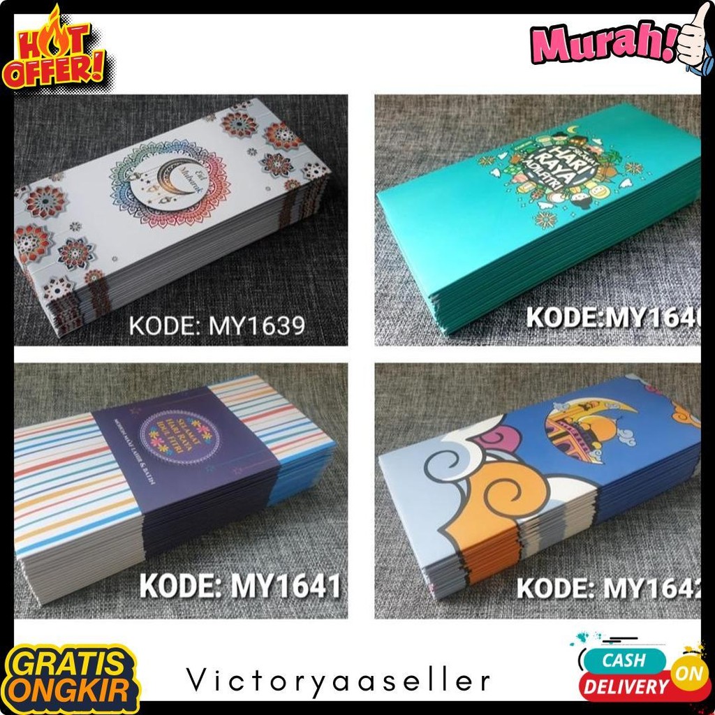 

Amplop Lebaran Exlcusive - Angpau Uang Kode My1634 Terlengkap Dan Termurah