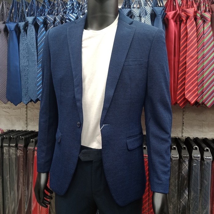 blazer pria casual slimfit blazer bahan wol import berkualitas