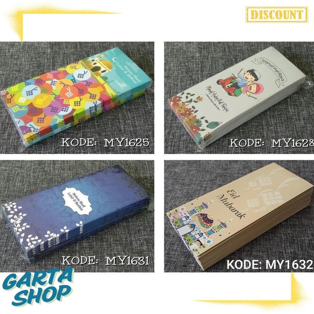 

Amplop Lebaran - Angpao Lebaran Eklusive Kode My1625 Terlaris! Produk Ini Banyak Dicari