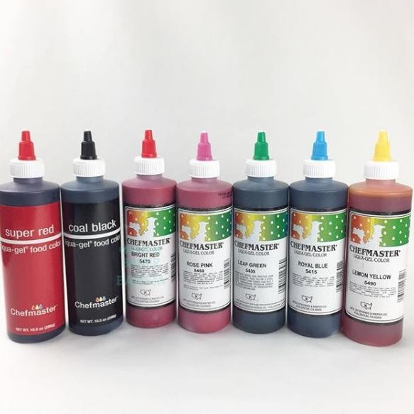 

((((()paling dicari] Chefmaster food coloring gel 10.5oz (298gr) / Pewarna besar chefmaster