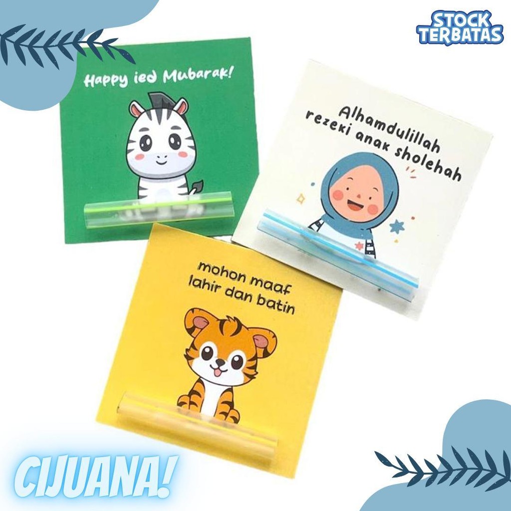 

(100Pcs) Amplop Lebaran Unik Lucu Grosir Uang Diluar Diskon