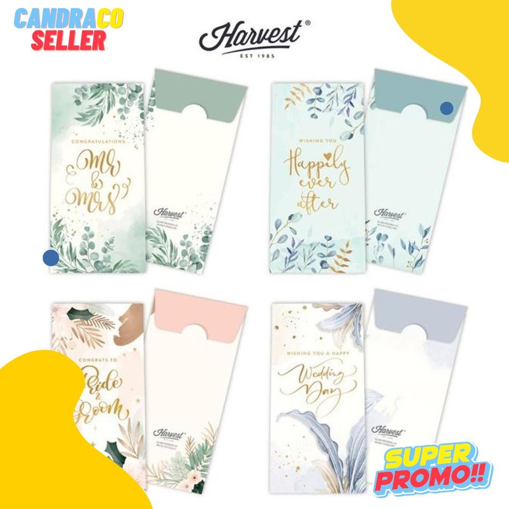 

Amplop / Angpao Wedding Harvest Isi 6 Glam Wedding Diskon Setengah Harga