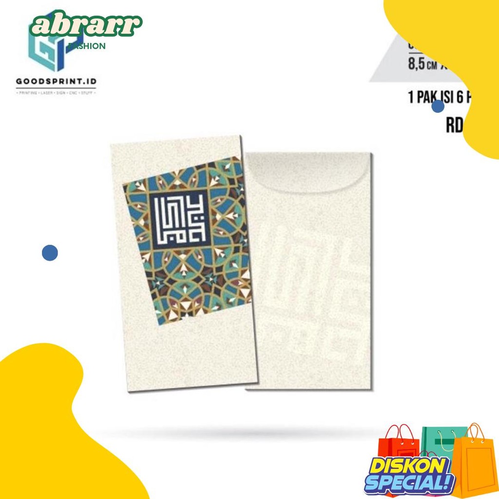 

Amplop Thr Lebaran / Amplop Lebaran Idul Fitri Isi 6 Pcs / Amplop Ukuran 16X8 Cm Terlaris! Produk Ini Banyak Dicari