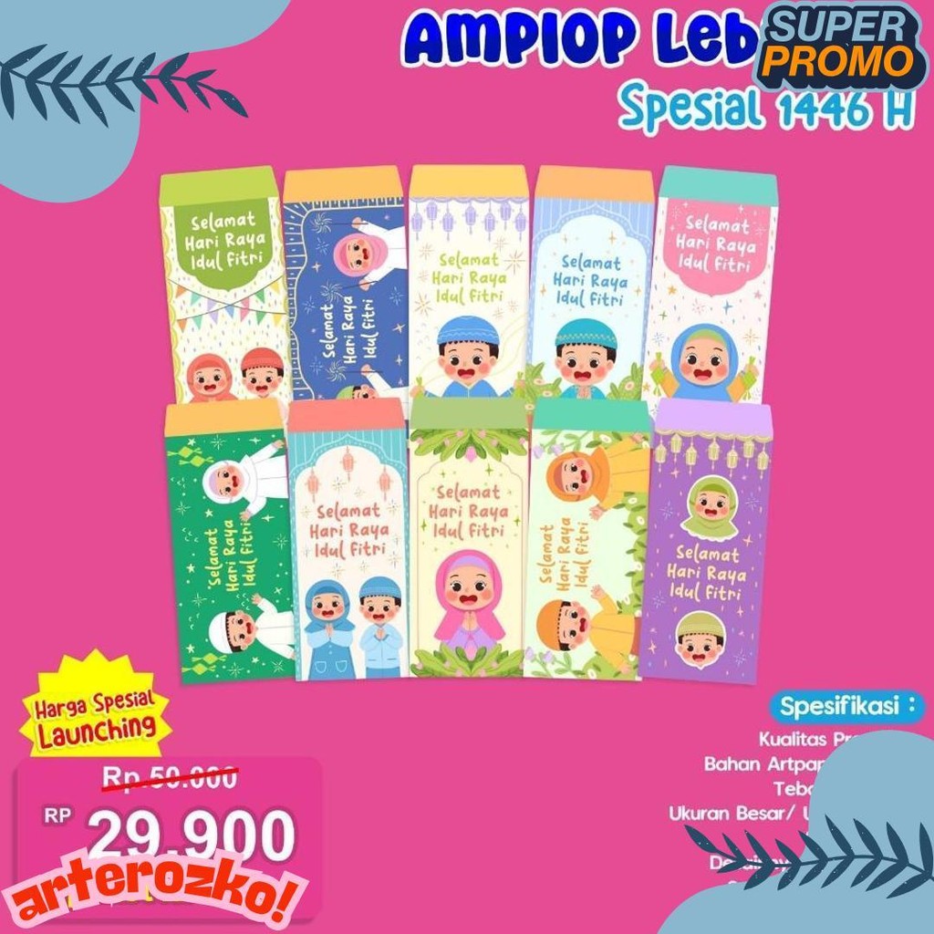 

Amplop Lebaran 2025 - Isi 50Pcs [Pustaka Hulwah] Terlaris! Produk Ini Banyak Dicari