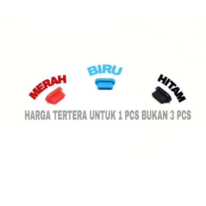 TERMURAH DUST PLUG TYPE C / PENUTUP LUBANG TYPE C LAPTOP HP TIPE C SH814