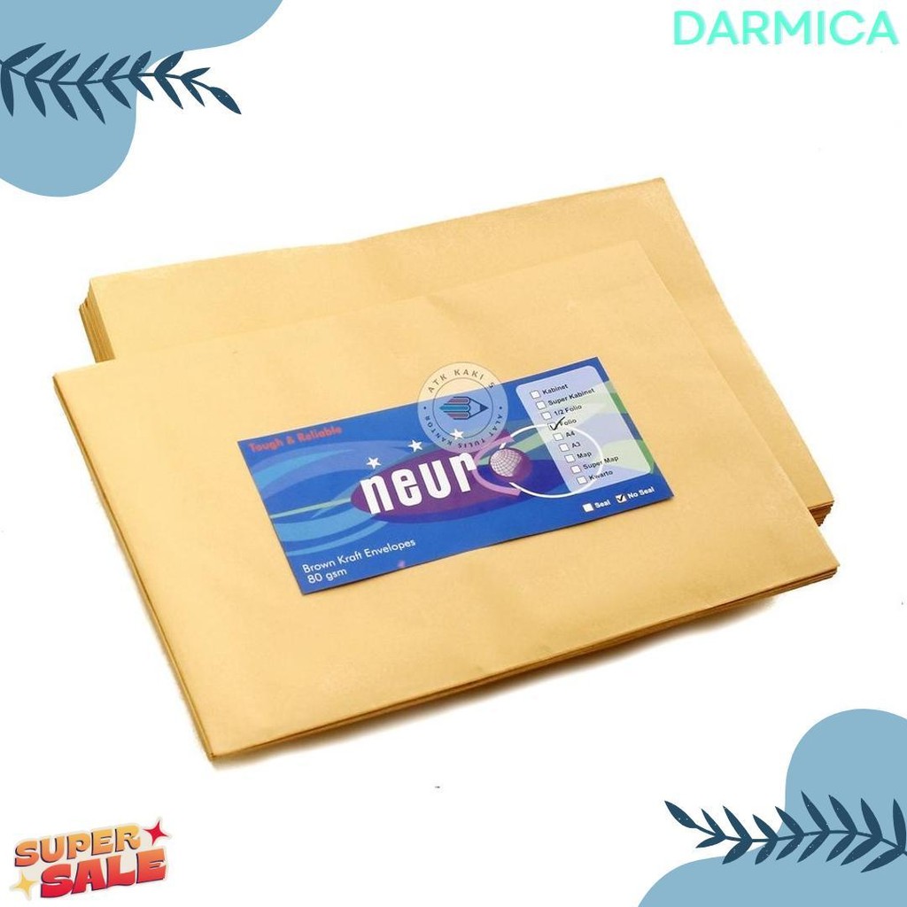 

Neuro - Amplop Coklat Ukuran Folio Non Seal - Pack Terlaris! Produk Ini Banyak Dicari