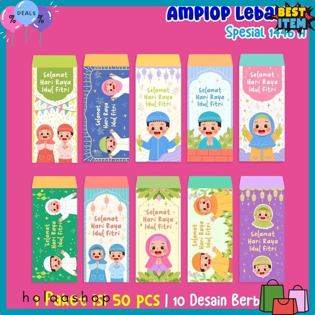 

Amplop Lebaran 2025 - Isi 50Pcs [Pustaka Hulwah] Diskon