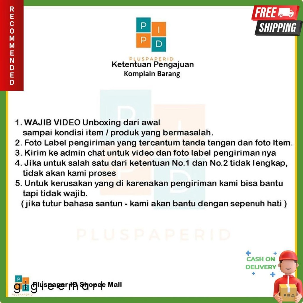 

Jplus - Amplop Putih Jendela Kiri No.90 Biru - Pack Terlengkap Dan Termurah