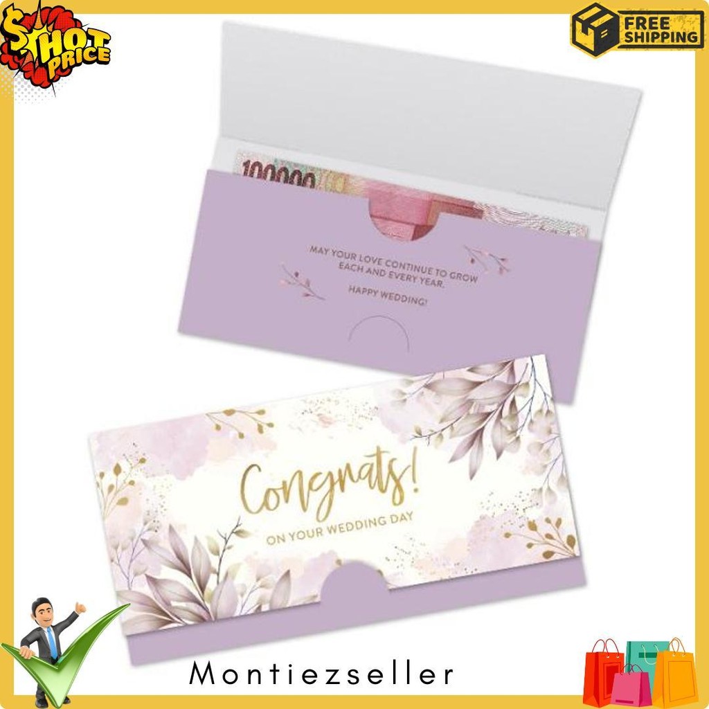 

2In1 Amplop & Kartu / Cardvelope Wedding Harvest - Eternal Wedding Diskon Setengah Harga