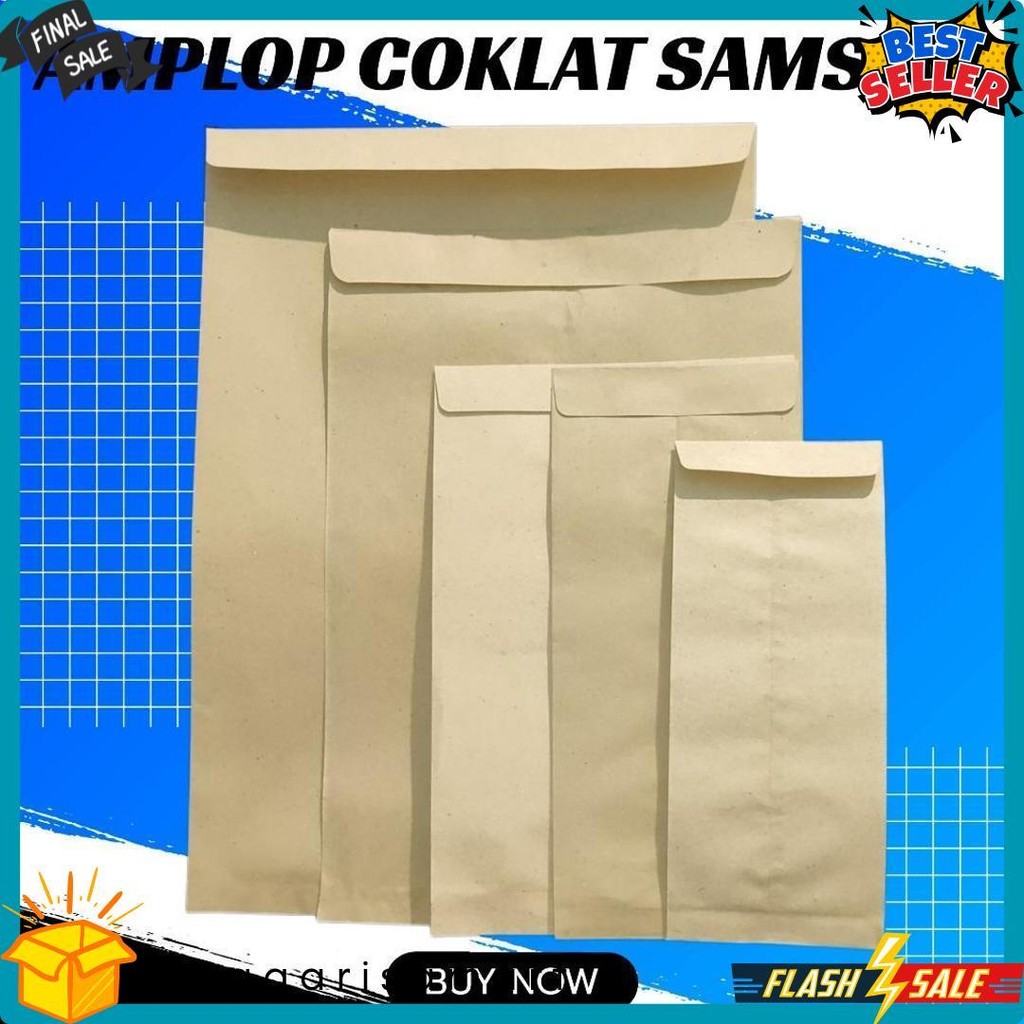 

Amplop Coklat Samson Isi 100 Lembar/ Amplop Coklat (D Dan E) Flash Sale! Diskon Hingga 70%