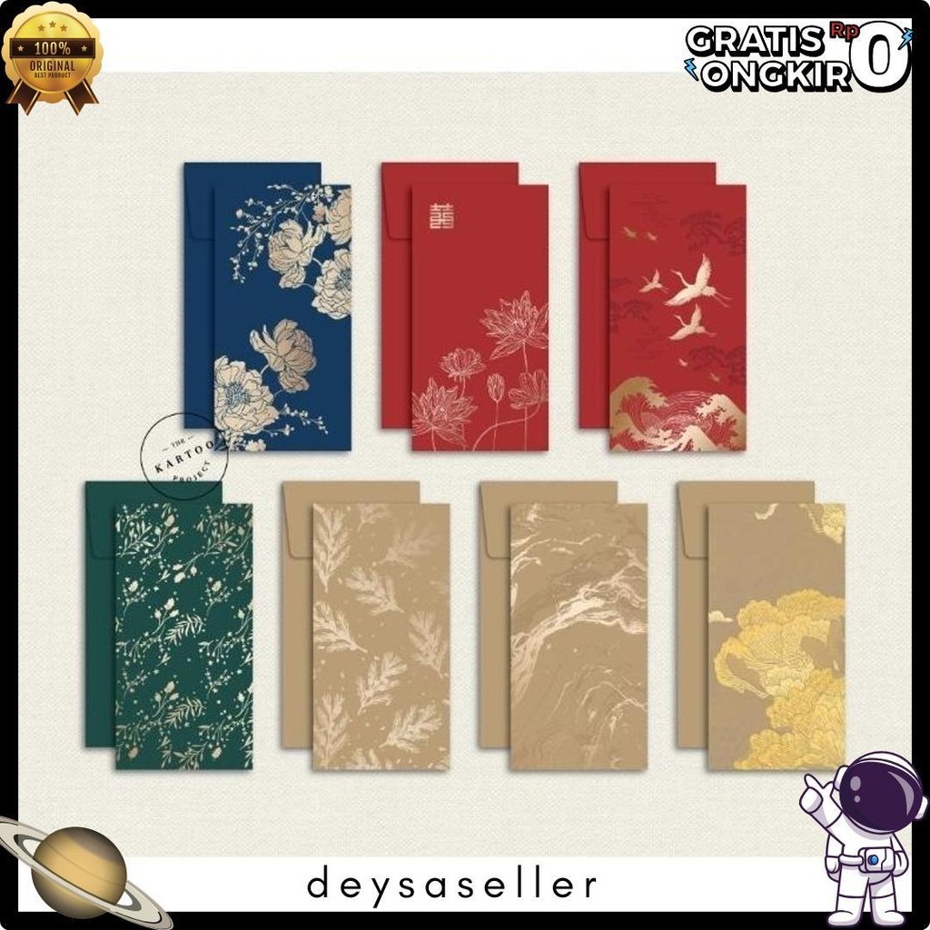 

Angpao Isi 4 Pcs / Money Envelope / Amplop Uang Premium Untuk Imlek, Wedding, All Occasion Diskon