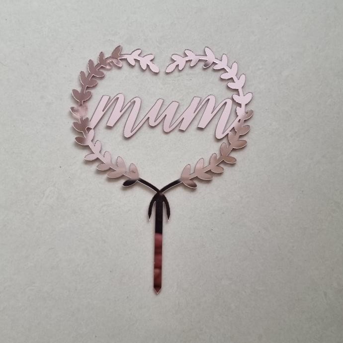 ```````] AS IS topper flexi kue mum mother's day hiasan kue mothers mum acrylic