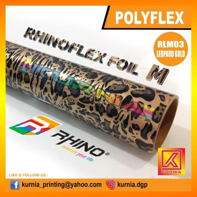 POLYFLEX RHINO FOIL RLM03 LEOPARD GOLD