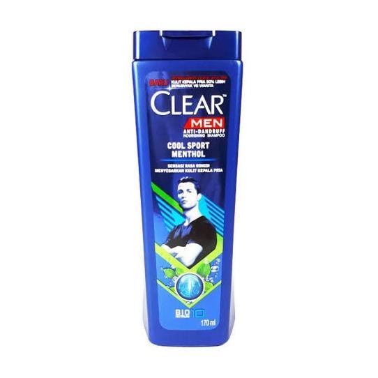 +++++] CLEAR MEN SHAMPOO COOL SPORT MENTHOL 170ML