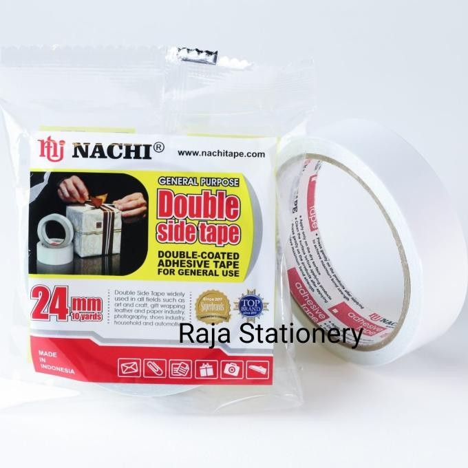 

Nachi Double Tape 12mm 24mm 48mm / Selotip Isolasi Dua Sisi Nachi